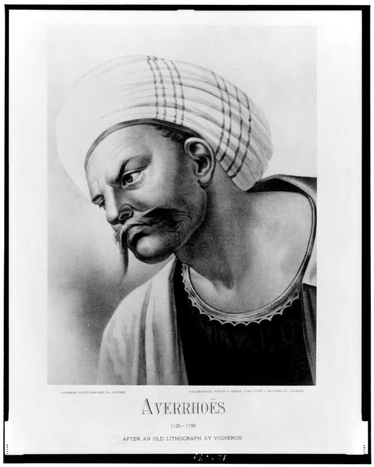 Averroës, head-and-shoulders portrait, facing left) - Synnberg Photo-gravure Co., Chicago LCCN98508616