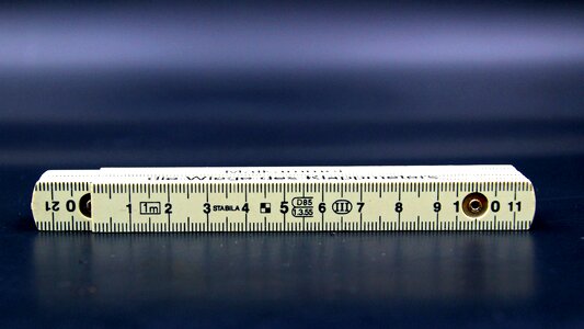 Scale centimeters measure