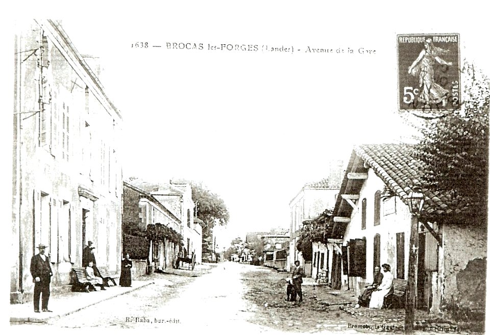 Avenue de la gare de Brocas