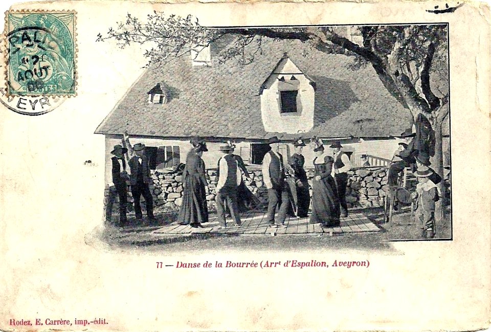Aveyron - Danse de la Bourée