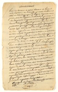 Avertissement Seigneurie de Rimouski 1791