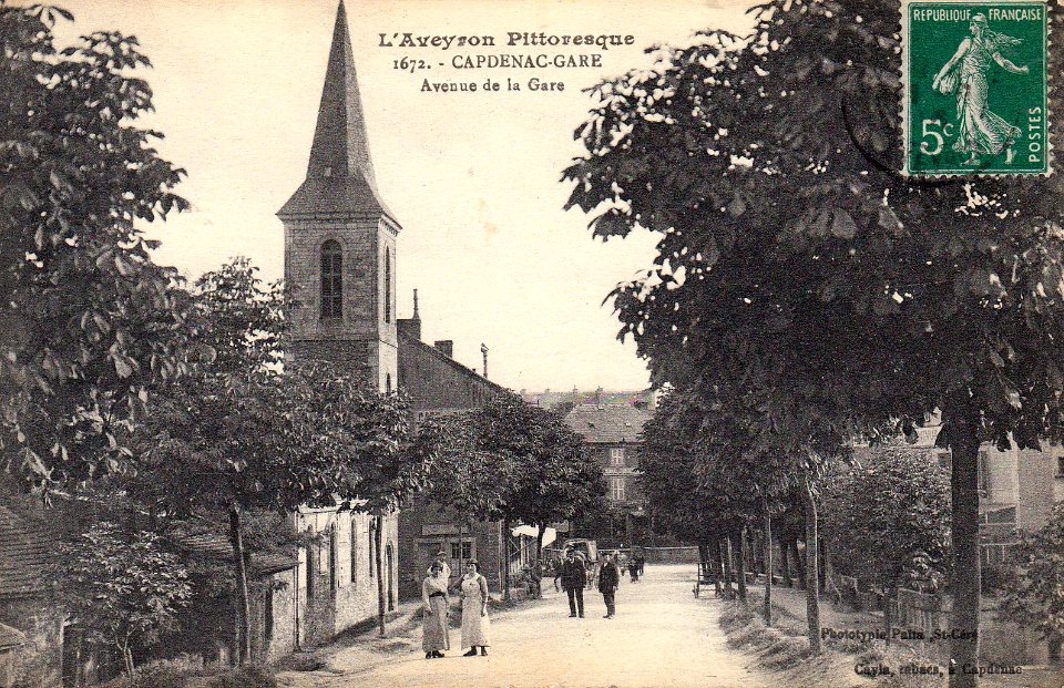 Aveyron Pittoresque 1673 - Capdenac Gare - Avenue de la Gare