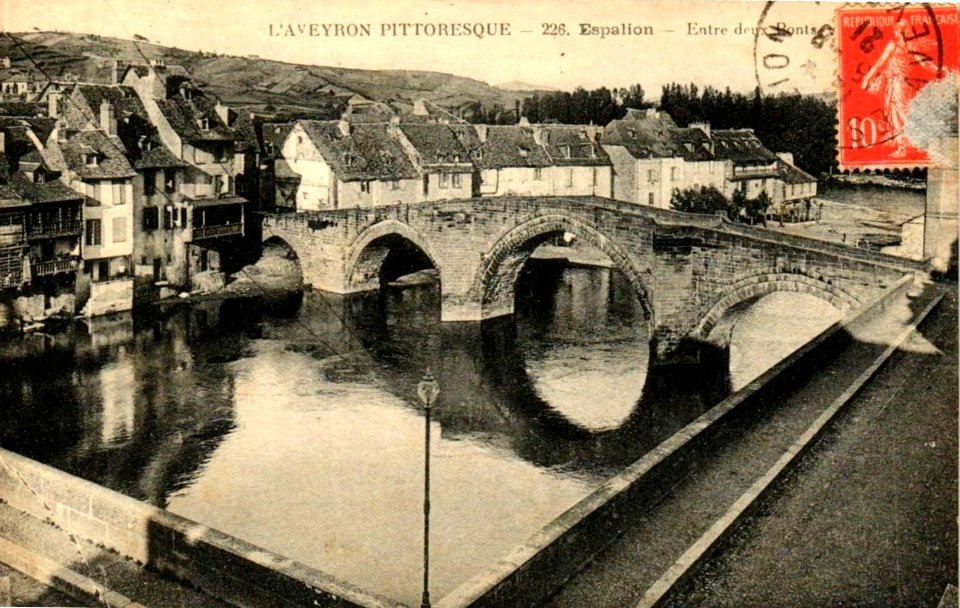 Aveyron Pittoresque 226 - Espalion - entre deux ponts
