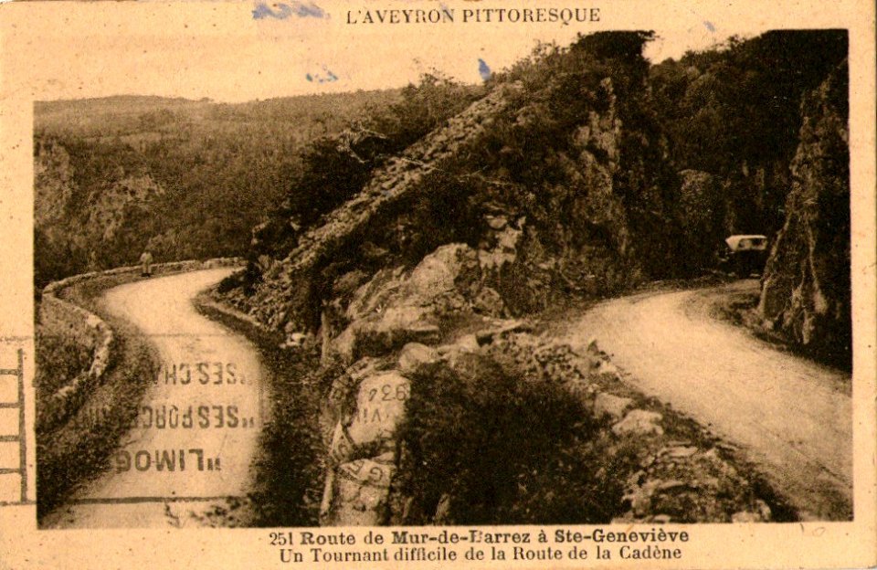 Aveyron Pittoresque 251 - Route du Mur-de-Barrez