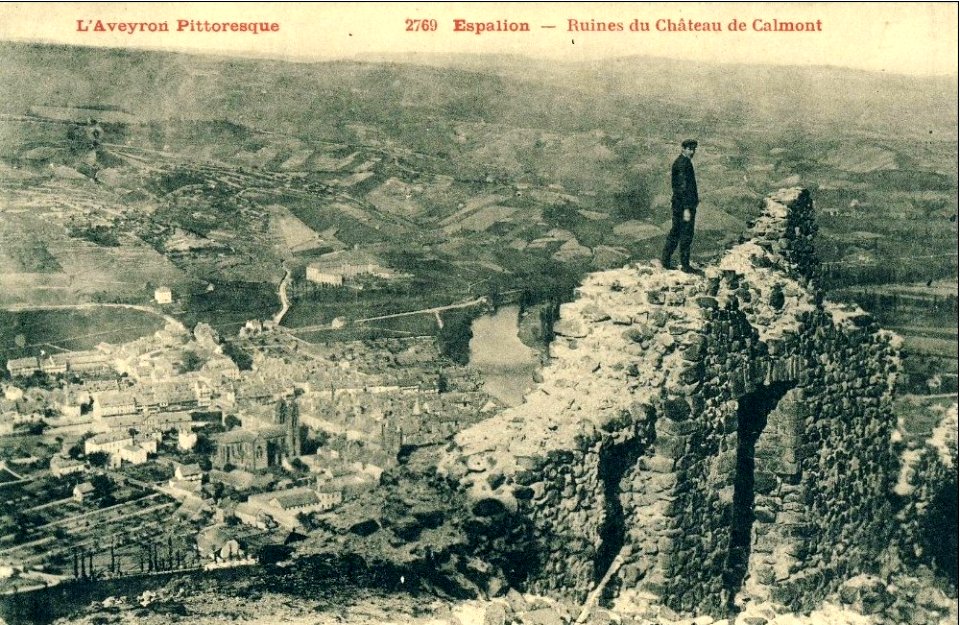 Aveyron Pittoresque 2769 - Espalion - ruines du château