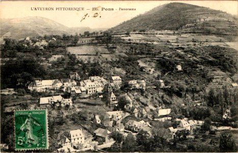 Aveyron Pittoresque 295 - Pons - panorama