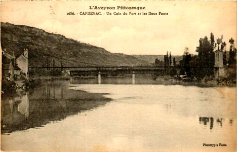 Aveyron Pittoresque 1686 - Capdenac - Port