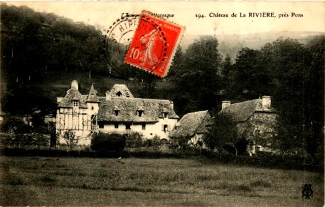 Aveyron Pittoresque 294 - Pons - château de la Rivière