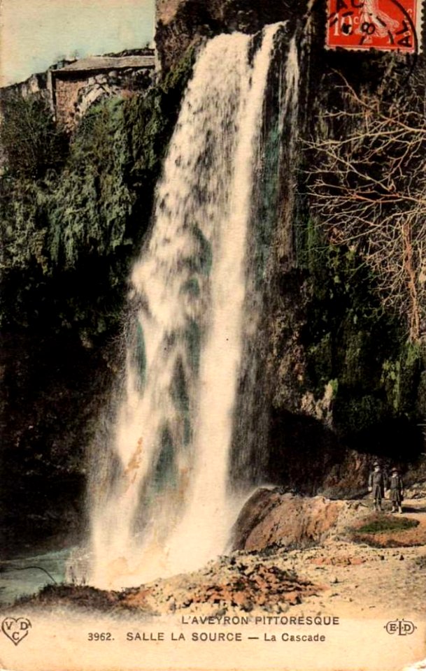 Aveyron Pittoresque 3962 - Salle-la-Source - La Cascade