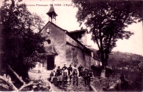 Aveyron Pittoresque 292 - Pons - église
