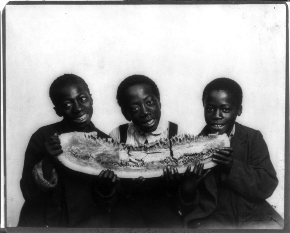 One, two, three! Last un fru's a nigger LCCN2005686750