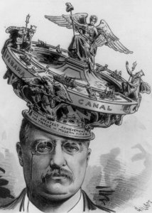 PANAMA CANAL THE GREATEST ACHIEVEMENT FOR TRADE IN MODERN TIMES PACIFIC ATLANTIC- A crown he is entitled to wear LCCN2002697705 (cropped)