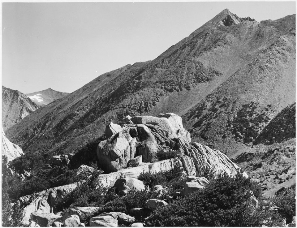 Peak near Rac Lake, Kings River Canyon (Proposed as a national park), California, 1936., ca. 1936 - NARA - 519915