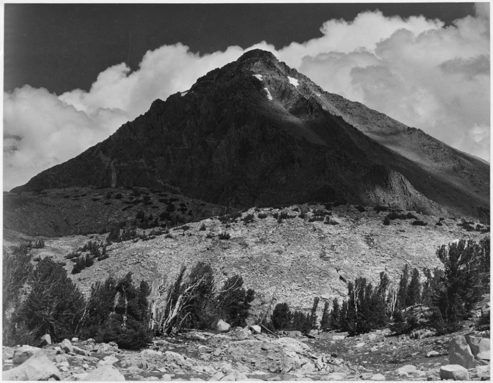 Pinchot Pass, Mt. Wynne, Kings River Canyon (Proposed as a national park), California, 1936., ca. 1936 - NARA - 519926