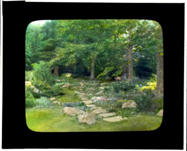 Reef Point, Beatrix Jones Farrand house, Bar Harbor, Maine. Pathway LCCN2008675993
