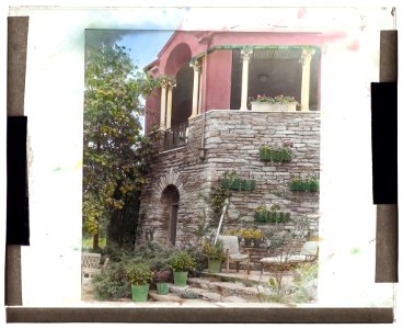 Rock Rose, Edward K. Rowland house, 200 Pine Tree Road, Radnor, Pennsylvania. Terrace pavilion wall LCCN2008680071