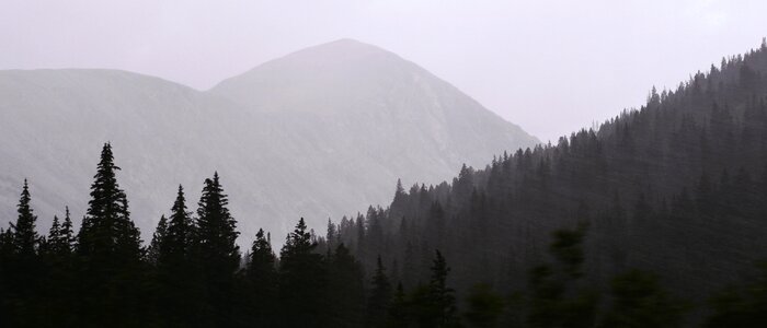 Mountain highland landscape photo