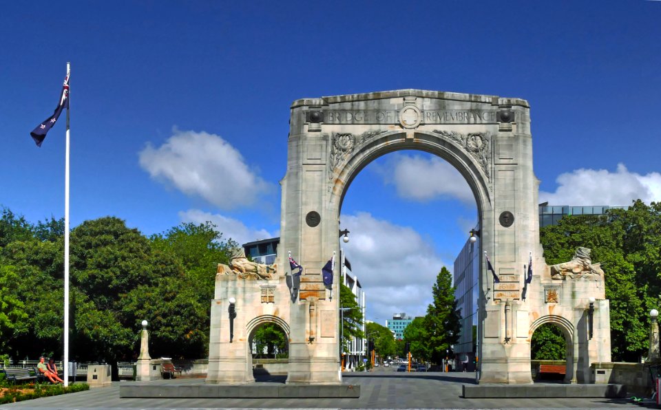 The Bridge of Remembrance Christchurch. (45971445724)
