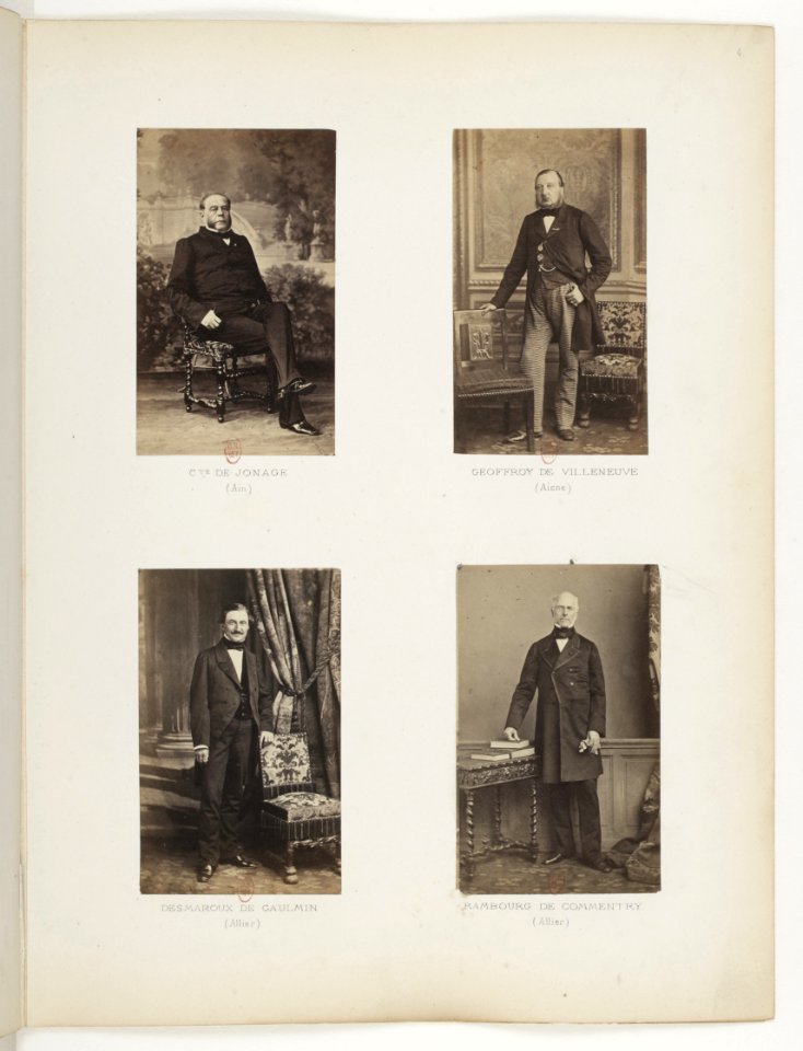 Album des députés au Corps législatif entre 1852-1857-p11