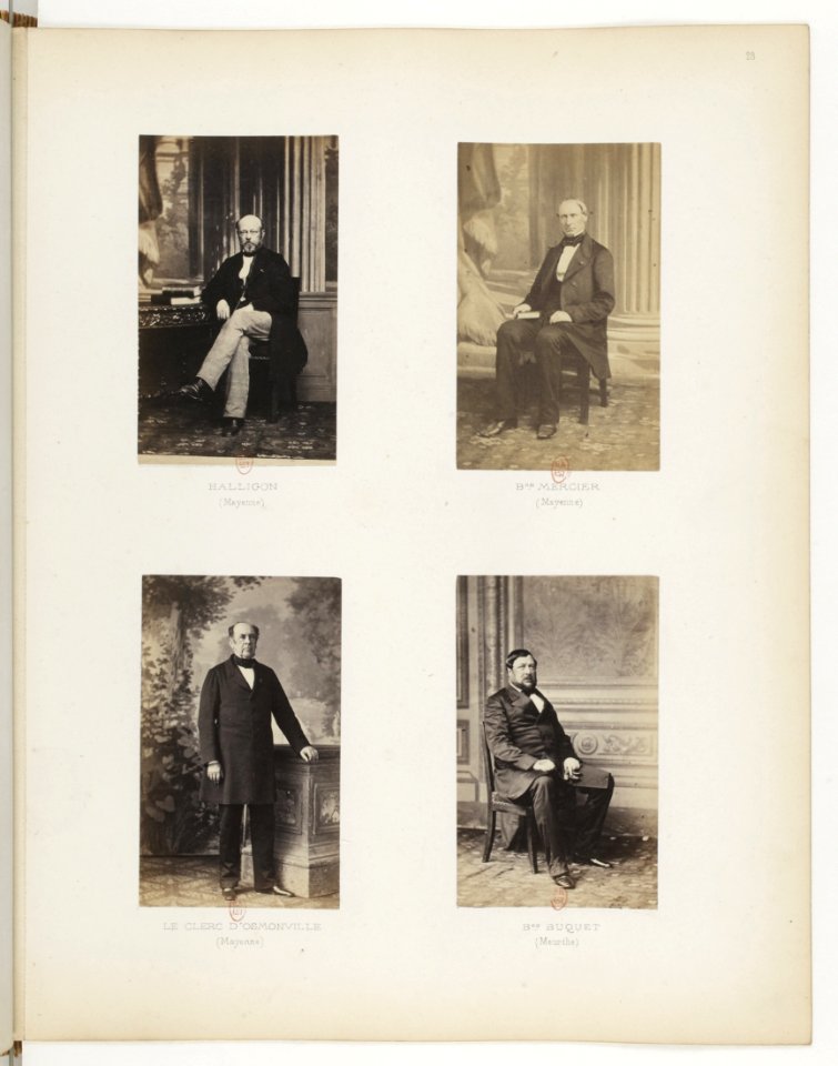 Album des députés au Corps législatif entre 1852-1857-p35