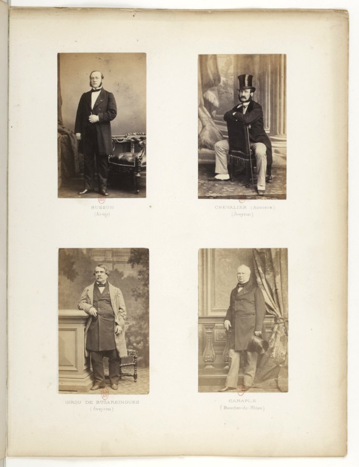 Album des députés au Corps législatif entre 1852-1857-p14