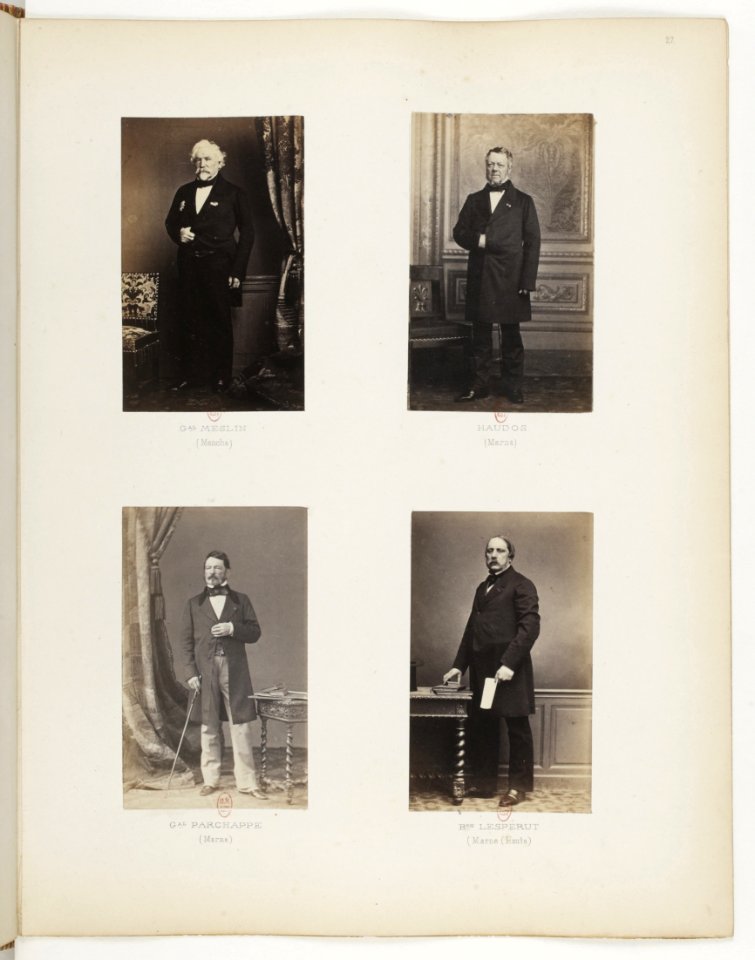 Album des députés au Corps législatif entre 1852-1857-p34