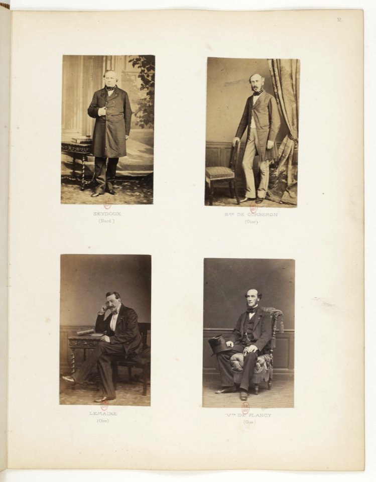 Album des députés au Corps législatif entre 1852-1857-p39