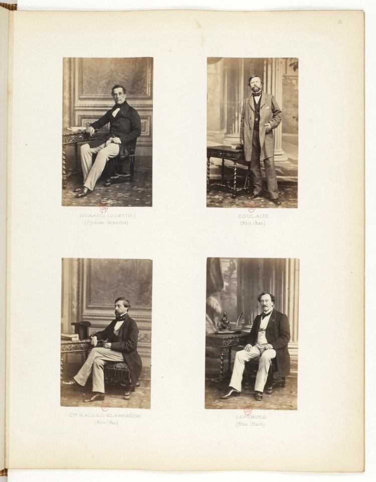 Album des députés au Corps législatif entre 1852-1857-p43