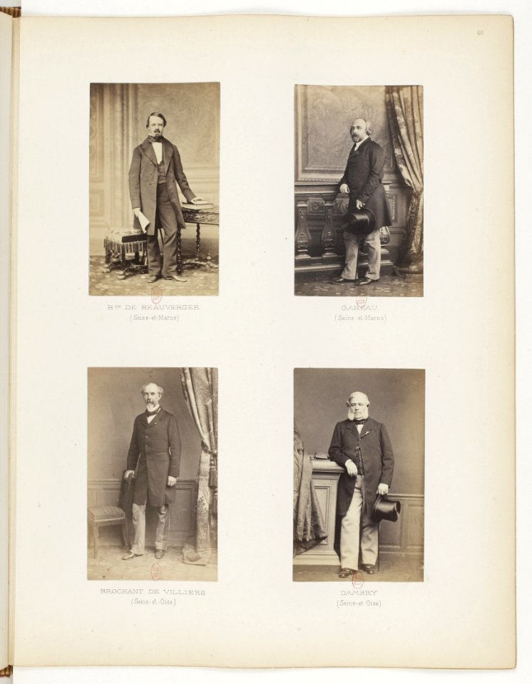 Album des députés au Corps législatif entre 1852-1857-p47