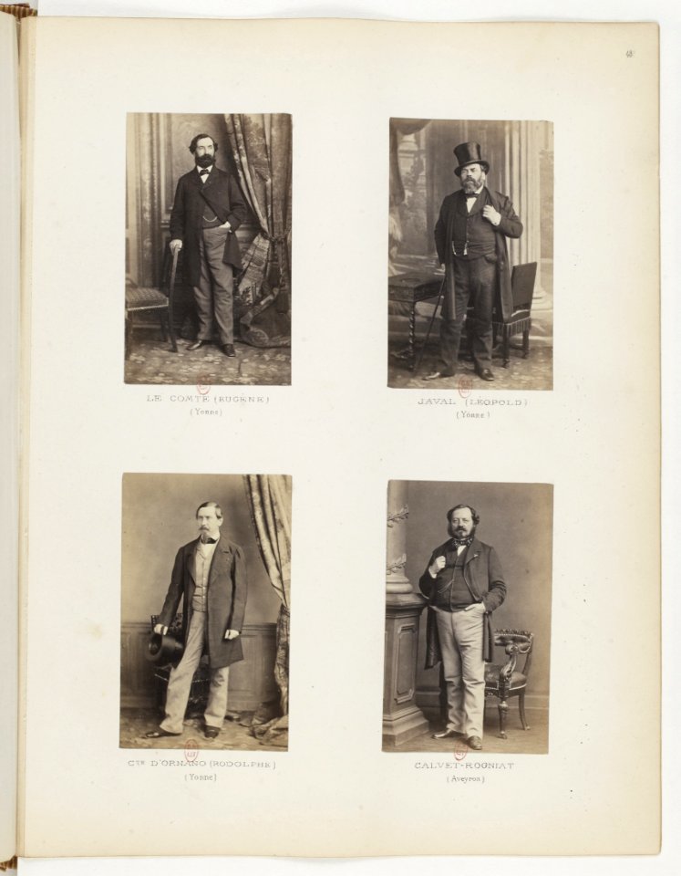 Album des députés au Corps législatif entre 1852-1857-p55