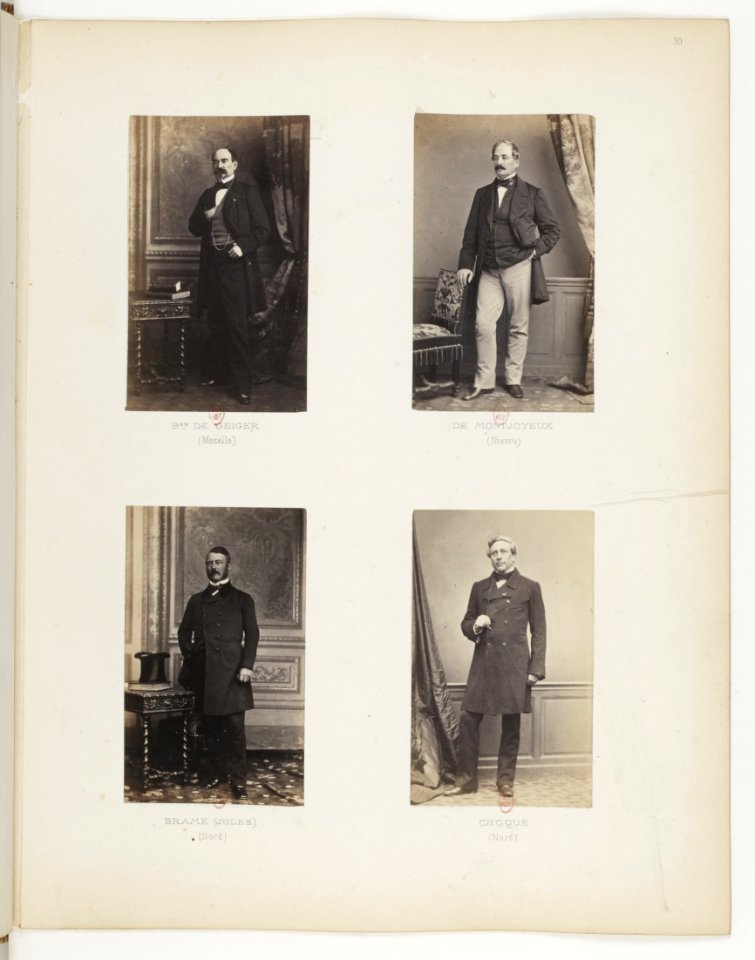 Album des députés au Corps législatif entre 1852-1857-p37