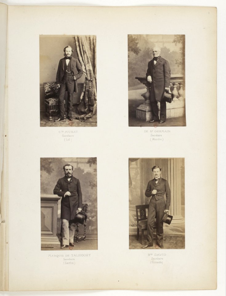 Album des députés au Corps législatif entre 1852-1857-p9