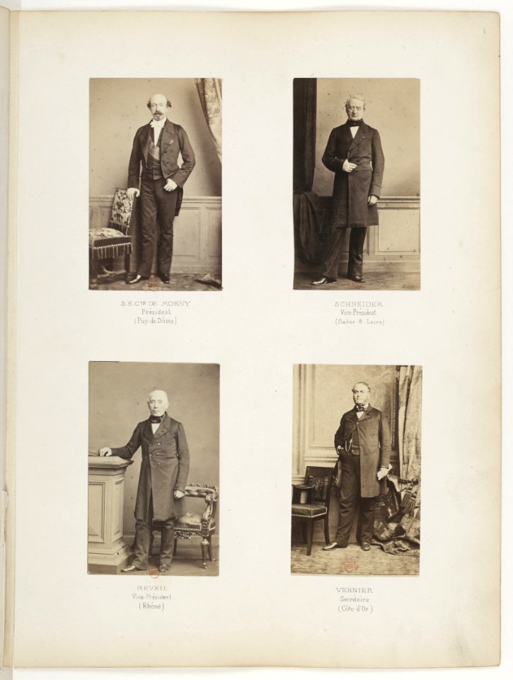 Album des députés au Corps législatif entre 1852-1857-p8