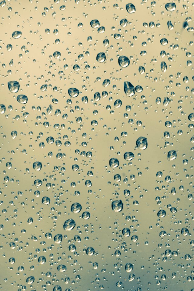 Drop water macro