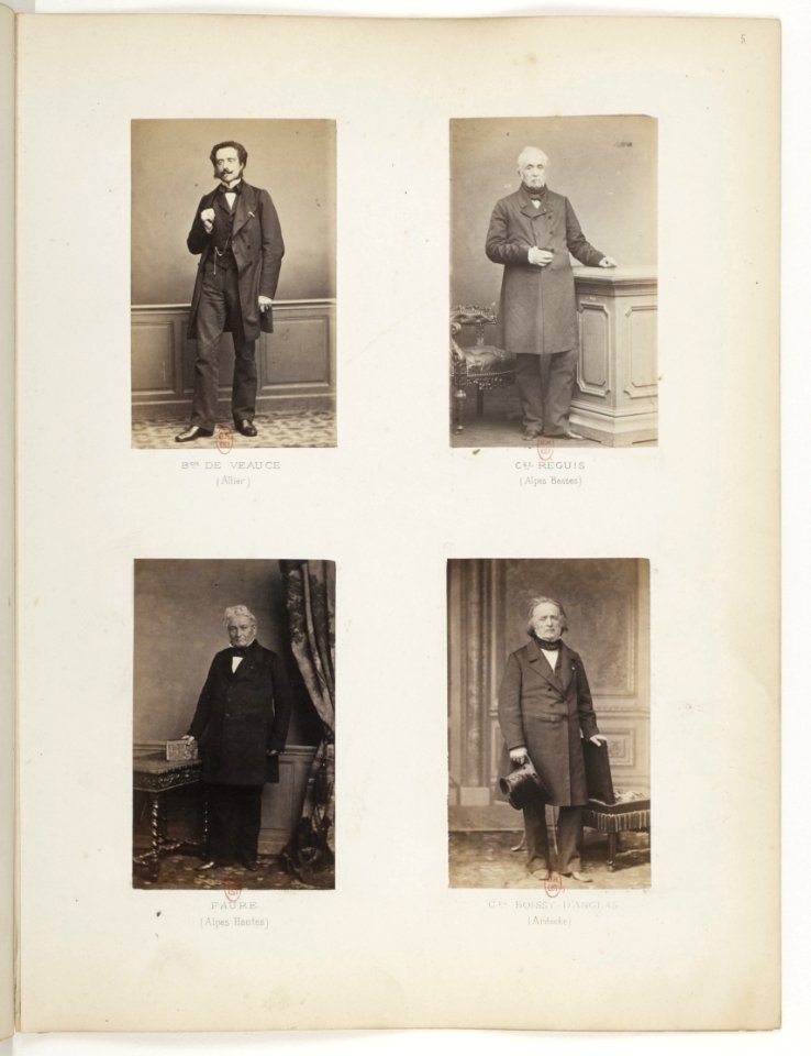 Album des députés au Corps législatif entre 1852-1857-p12