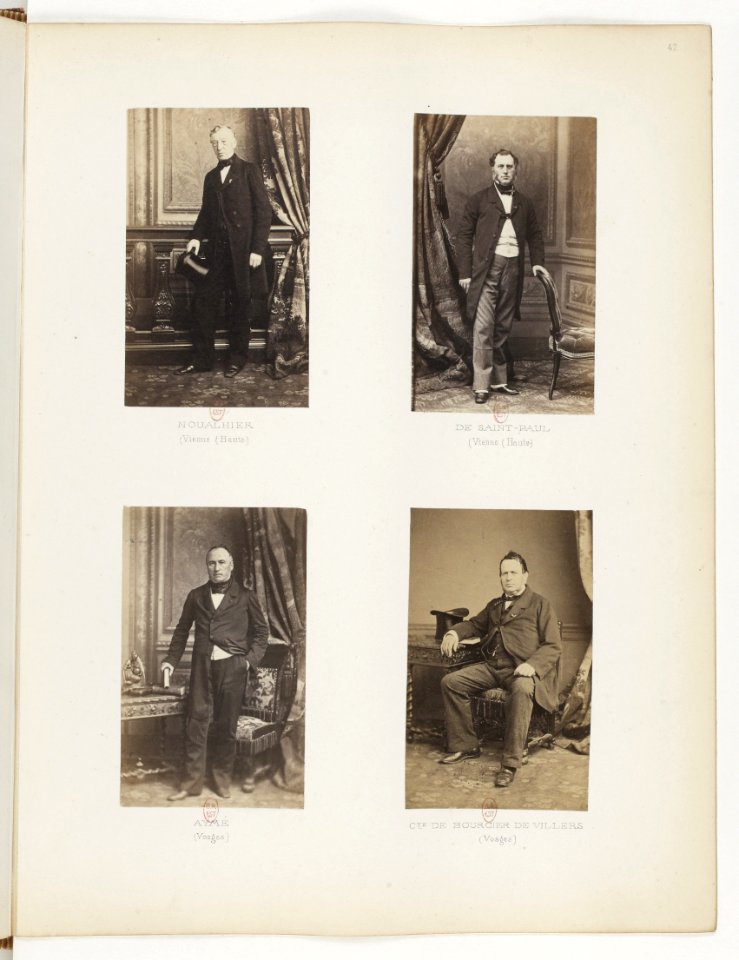Album des députés au Corps législatif entre 1852-1857-p54