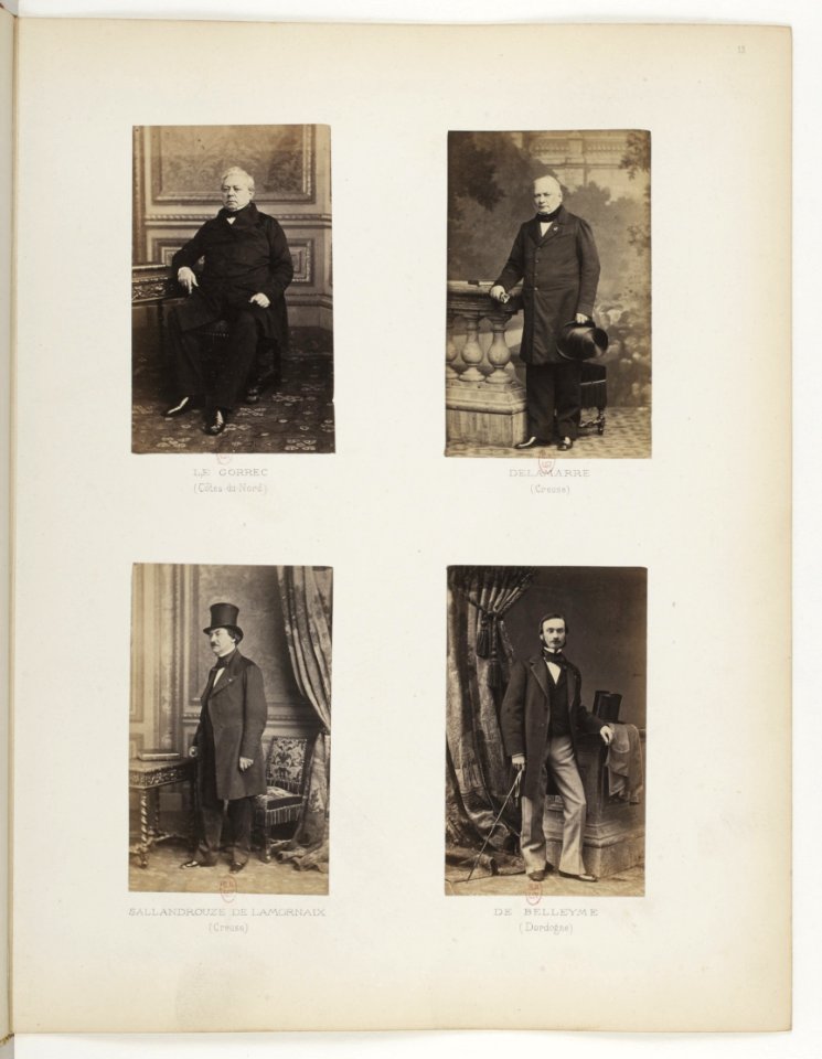 Album des députés au Corps législatif entre 1852-1857-p20