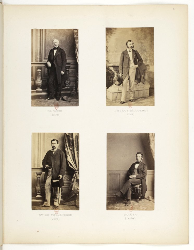Album des députés au Corps législatif entre 1852-1857-p28