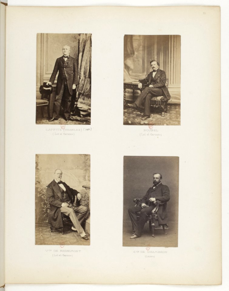 Album des députés au Corps législatif entre 1852-1857-p32