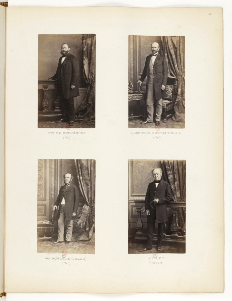 Album des députés au Corps législatif entre 1852-1857-p52