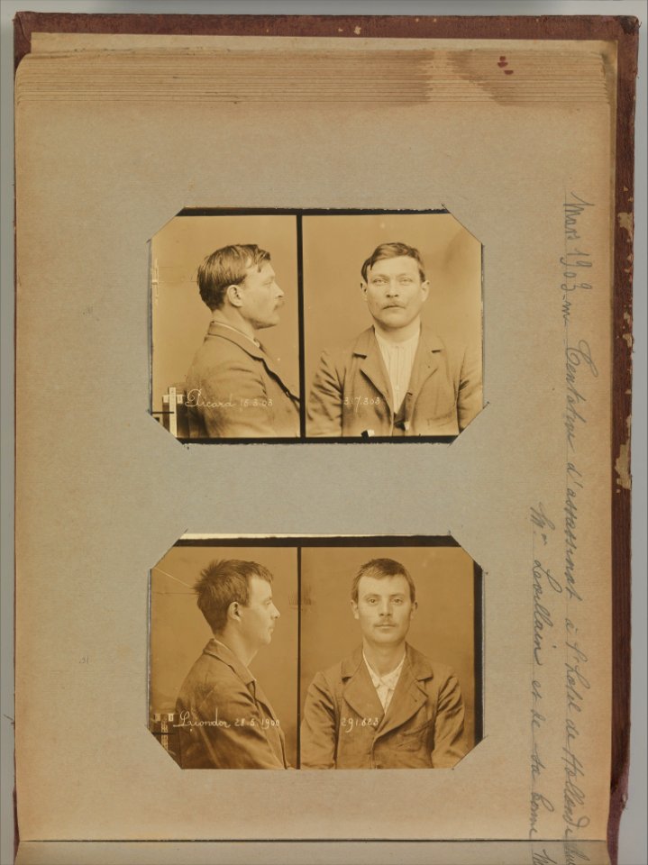 Album of Paris Crime Scenes - Attributed to Alphonse Bertillon. DP263652