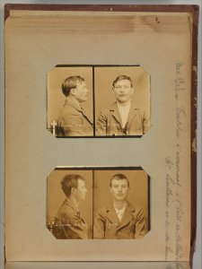 Album of Paris Crime Scenes - Attributed to Alphonse Bertillon. DP263652