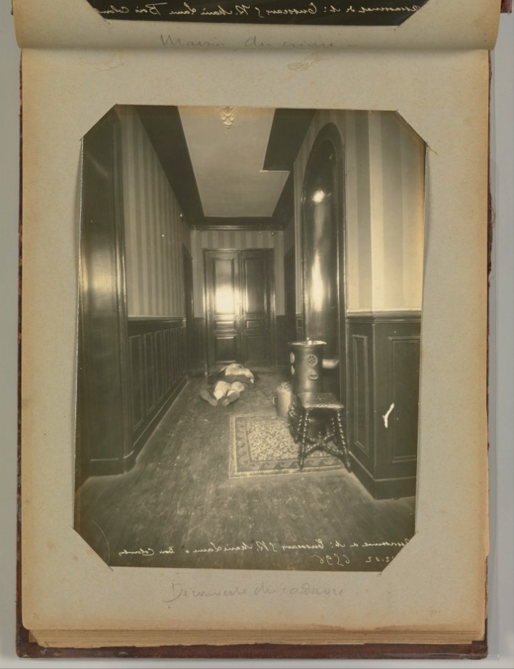 Album of Paris Crime Scenes - Attributed to Alphonse Bertillon. DP263671