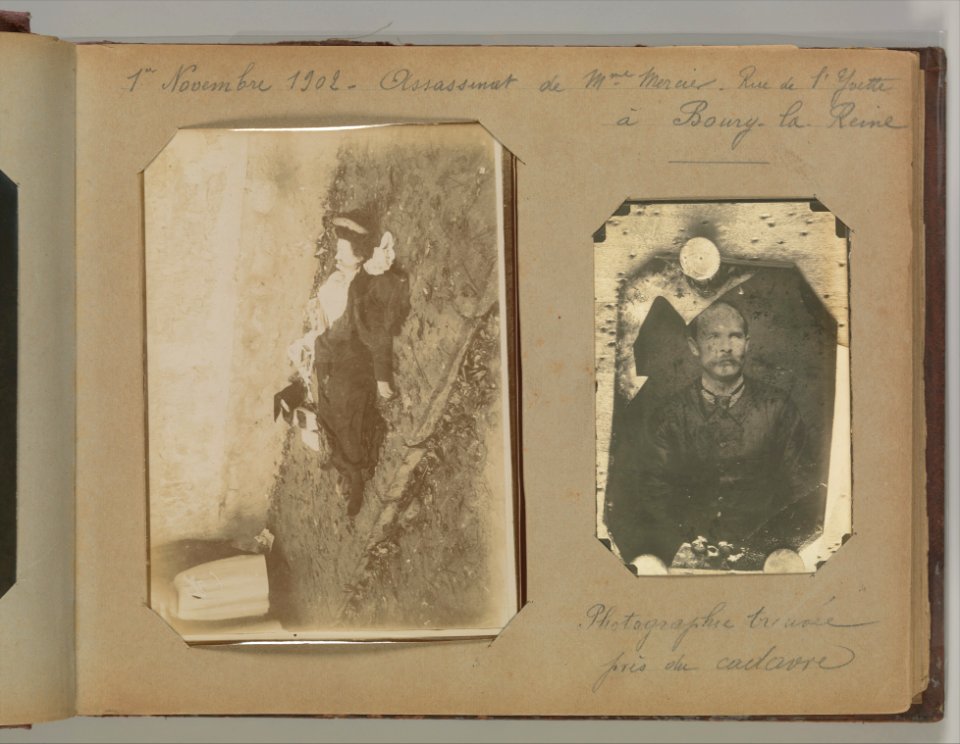 Album of Paris Crime Scenes - Attributed to Alphonse Bertillon. DP263663