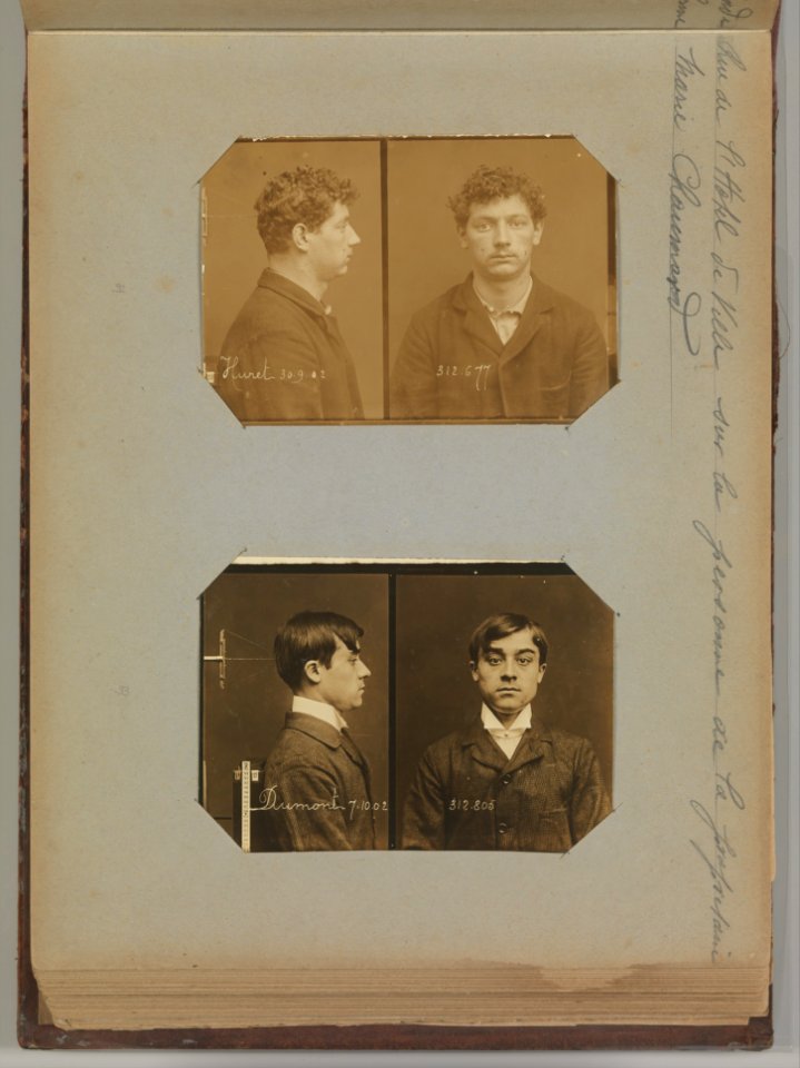 Album of Paris Crime Scenes - Attributed to Alphonse Bertillon. DP263694