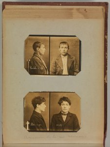 Album of Paris Crime Scenes - Attributed to Alphonse Bertillon. DP263695