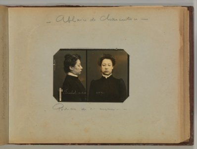 Album of Paris Crime Scenes - Attributed to Alphonse Bertillon. DP263706