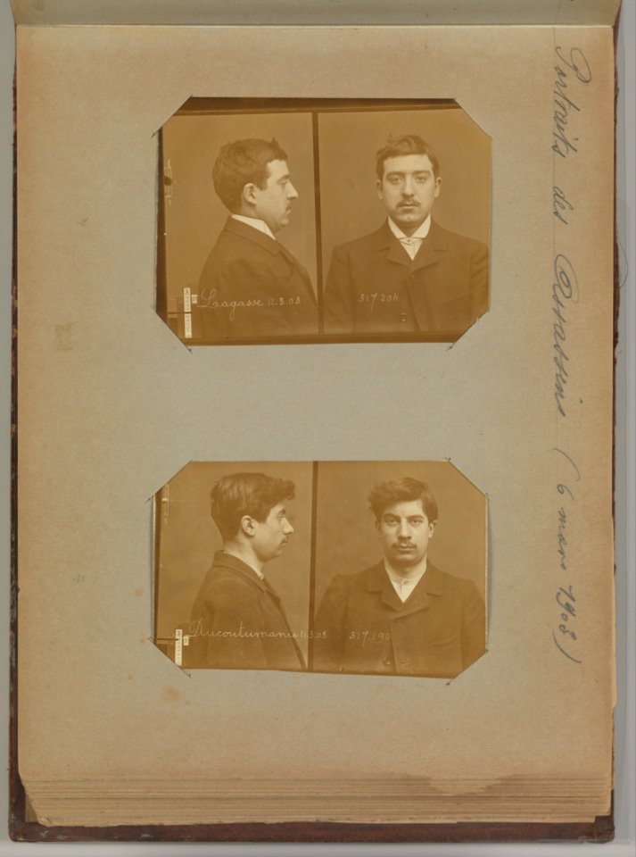 Album of Paris Crime Scenes - Attributed to Alphonse Bertillon. DP263681