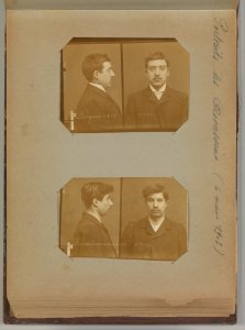 Album of Paris Crime Scenes - Attributed to Alphonse Bertillon. DP263681