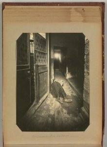 Album of Paris Crime Scenes - Attributed to Alphonse Bertillon. DP263709